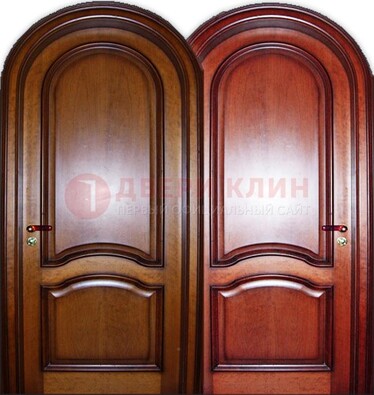 Входная арочная дверь МДФ внутри ДА-5 для сельского дома в Климовске
