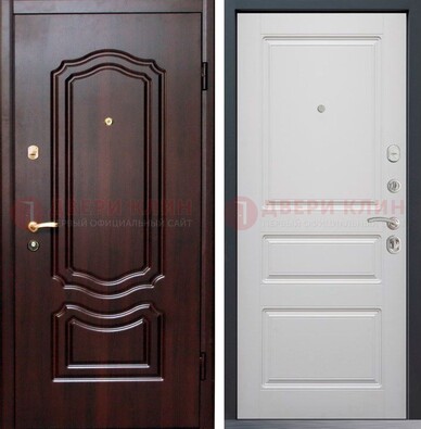 Квартирная металлическая дверь с МДФ ДМ-379 в Климовске