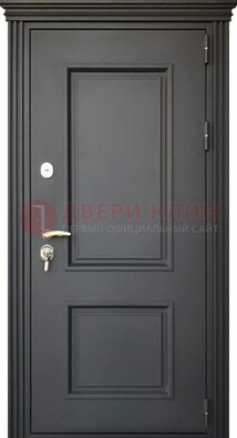 Чёрная дверь с МДФ ДМ-520 в Климовске