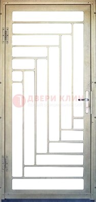Железная решетчатая дверь с узором ДР-41 в Климовске