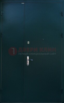 Черная тамбурная дверь ДТМ-36 в Климовске
