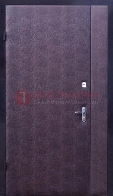 Бордовая металлическая тамбурная дверь ДТМ-3 в Йошкар-Оле