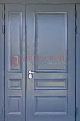 Темно-серая железная дверь с виноритом ДВТ-242 в Климовске